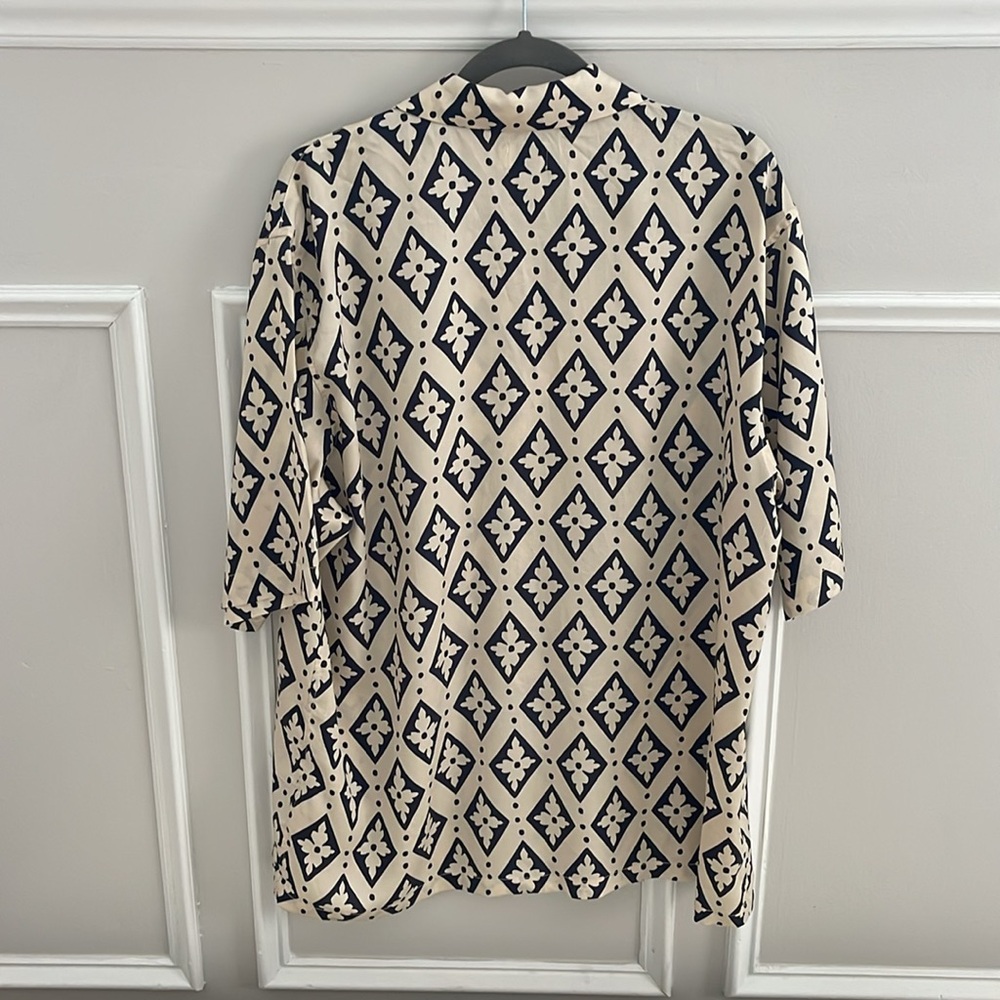 Scotch & Soda Printed Regular Fit Button Down Cam… - image 5